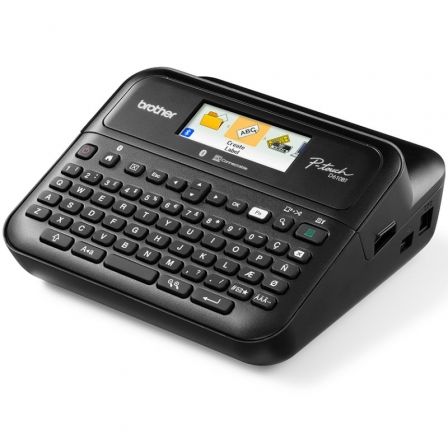 Brother PT-D610BTVP Rotuladora Electrónica con Teclado QWERTY, Pantalla a Color y Conectividad Bluetooth/USB Brother PT-D610BTVP Rotuladora Electrónica con Teclado QWERTY, Pantalla a Color y Conectividad Bluetooth/USB